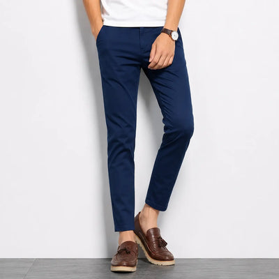 Navy Blue Cotton Chino