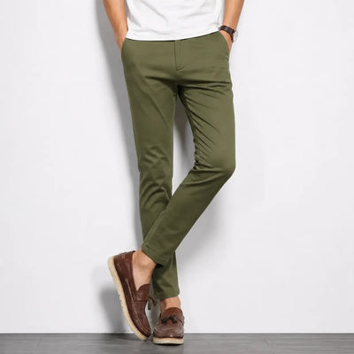Green Cotton Chino