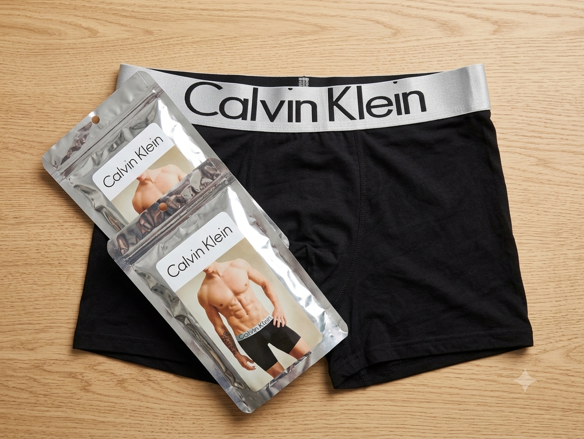 Calvin Klein Men's Classic Cotton Boxer Briefs – Black
