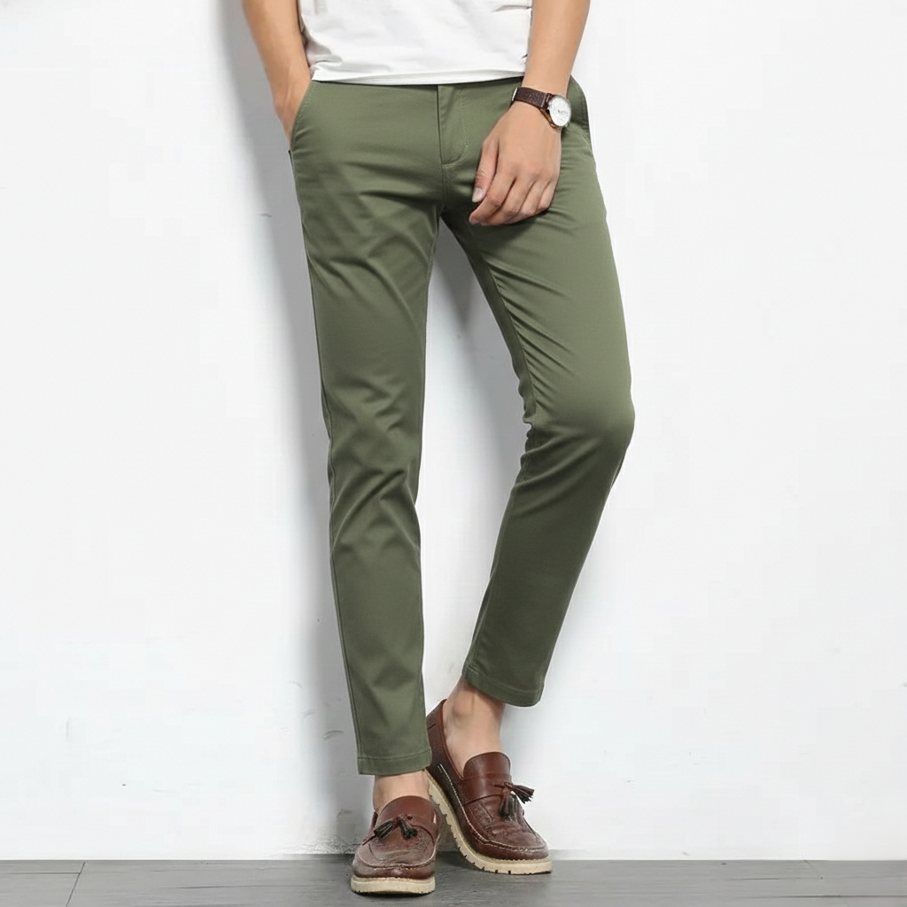 Cotton chinos