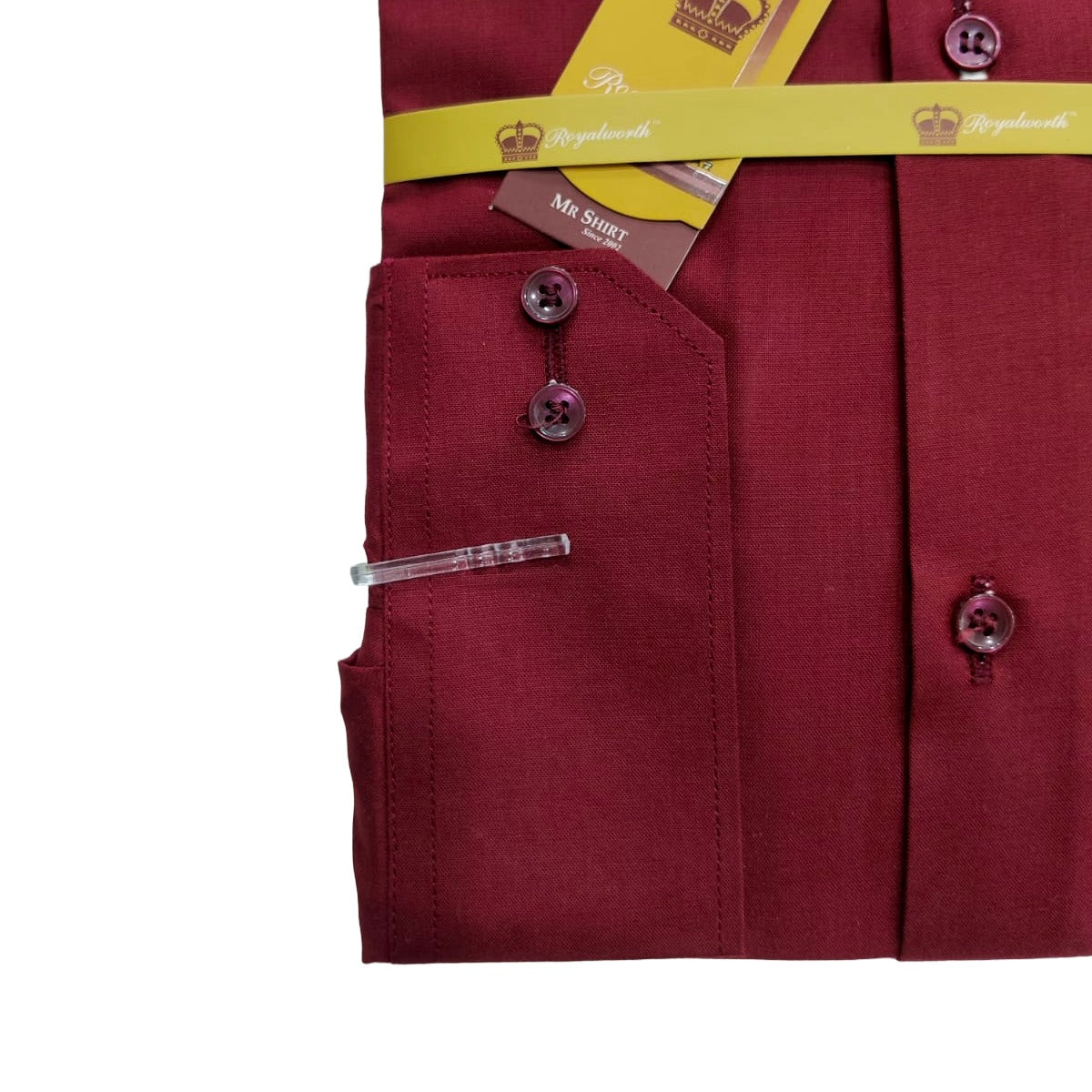 Maroon Dress Shirt