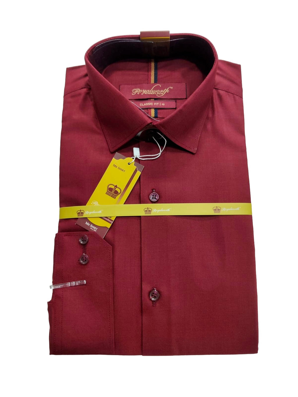 Maroon Dress Shirt